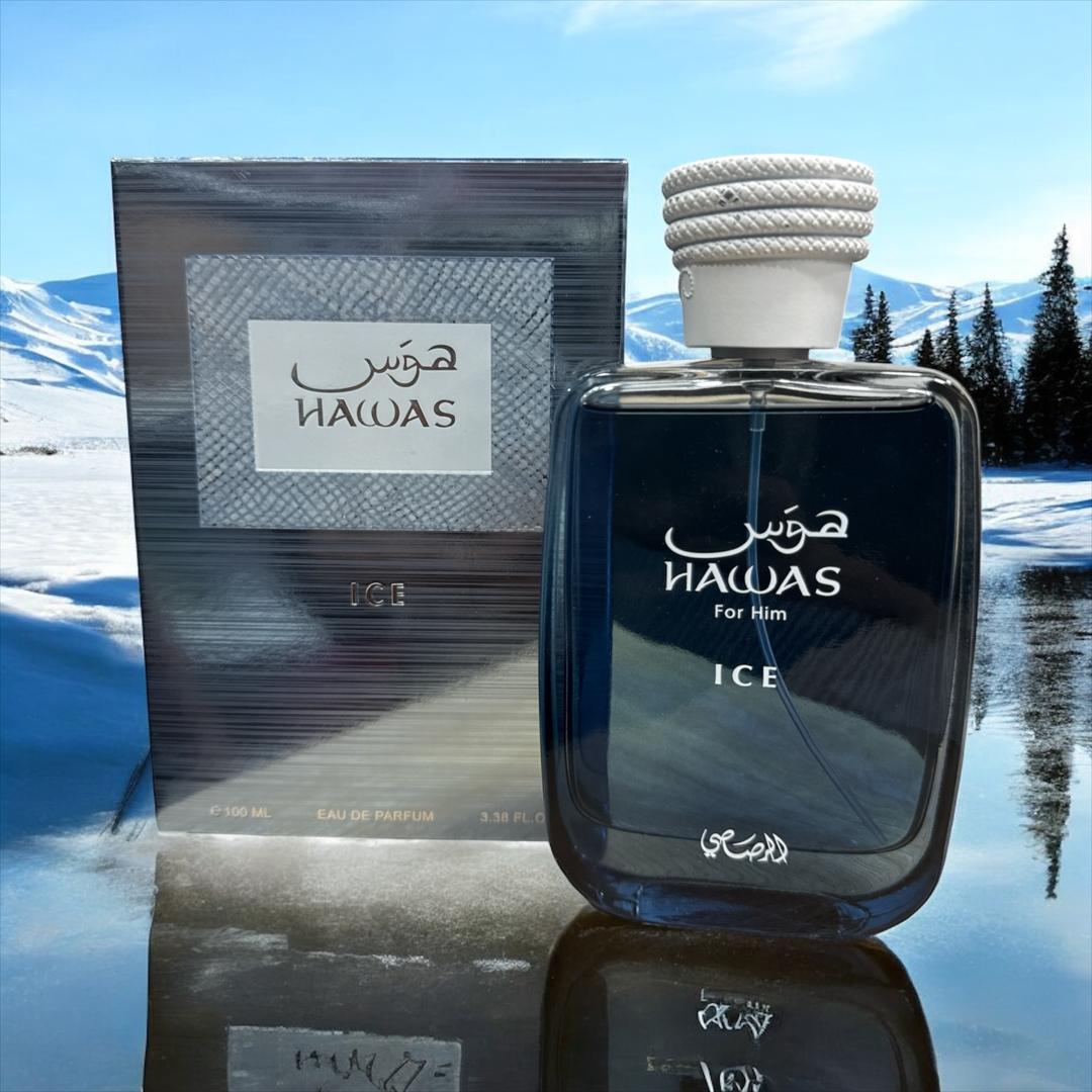 Hawas Ice Rasasi for Men 12 Hours Projection